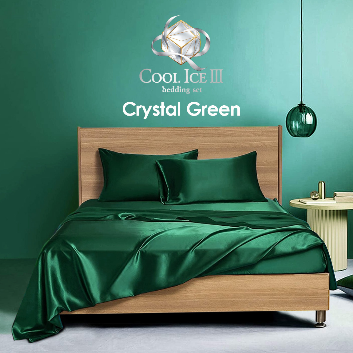 Black smith 第三代2901針冰絲系列床品套裝_水晶綠