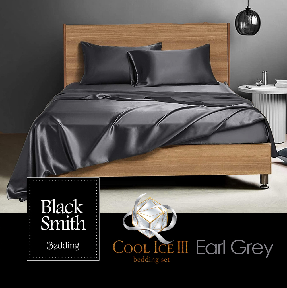Black smith 第三代2901針冰絲系列床品套裝_伯爵灰