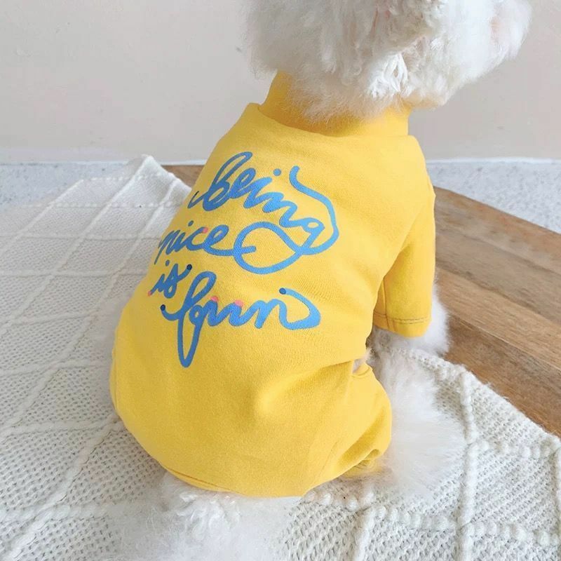 宠物衣服 4脚薄绒衣服