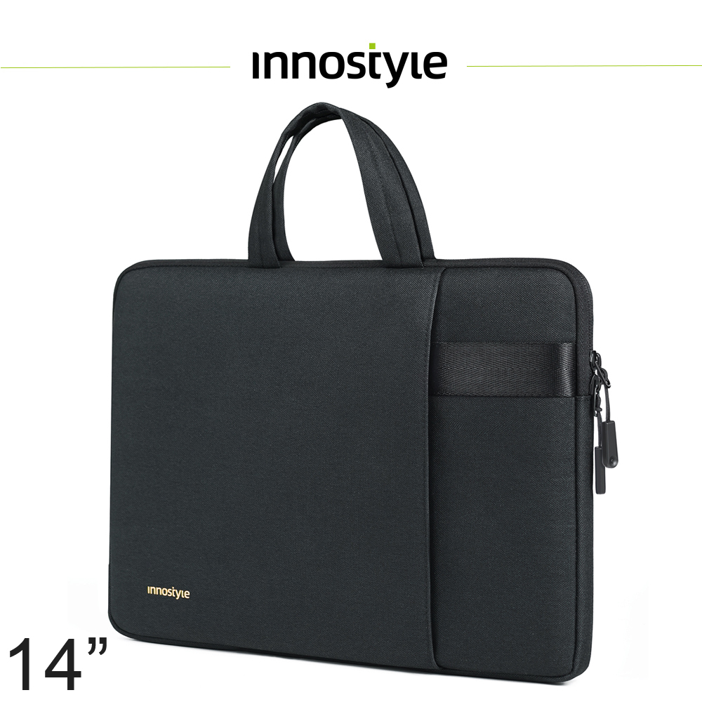 innostyle DailyFlow系列 14吋 緩衝收納 手提包/筆電包/平板包/電腦包/公事包 黑色