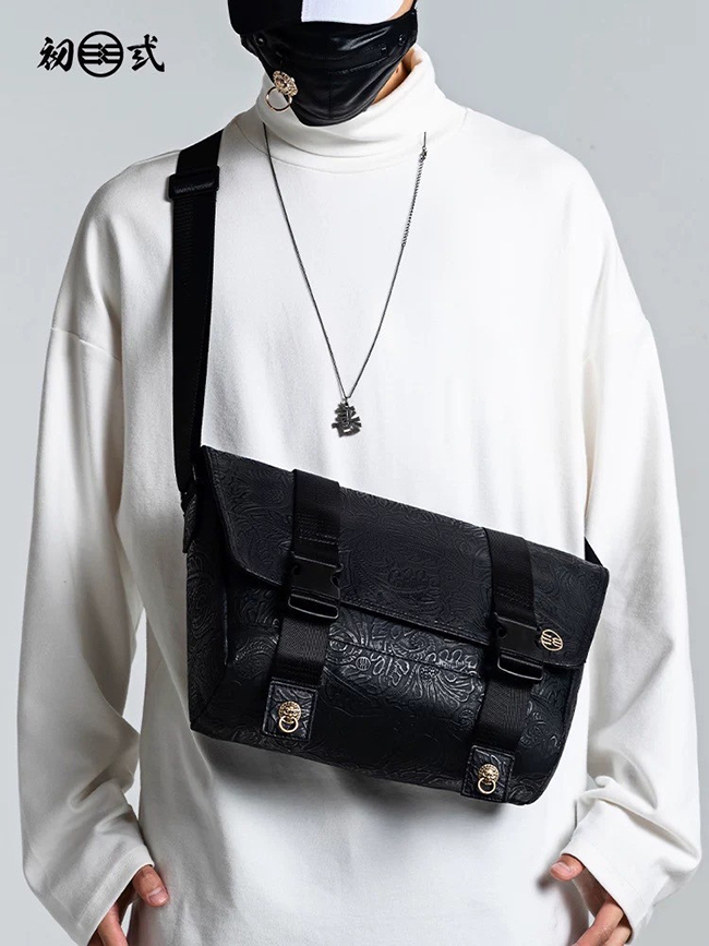 中國風系列-斜揹郵差包(少量現貨)