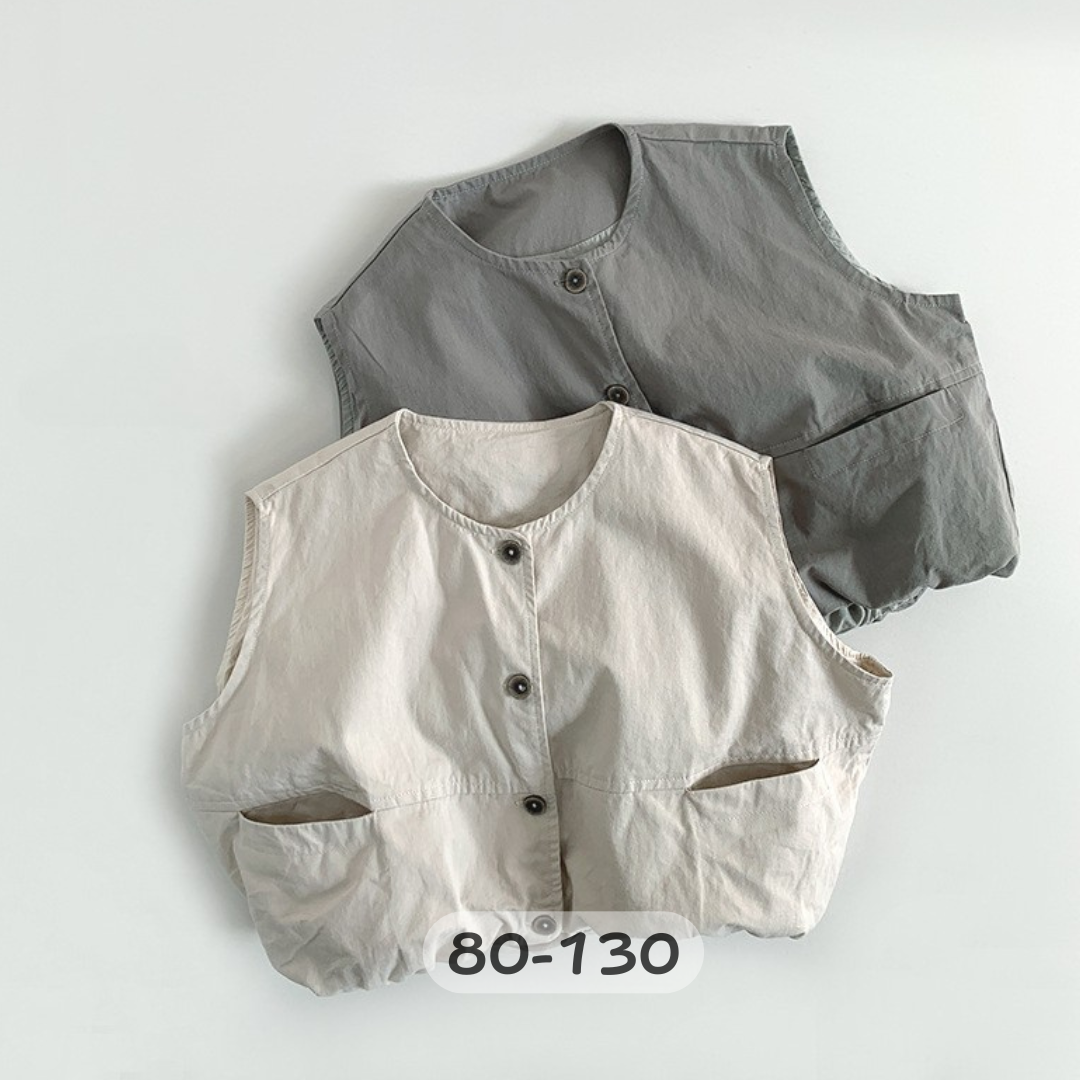 寬鬆泡芙 春秋薄款背心