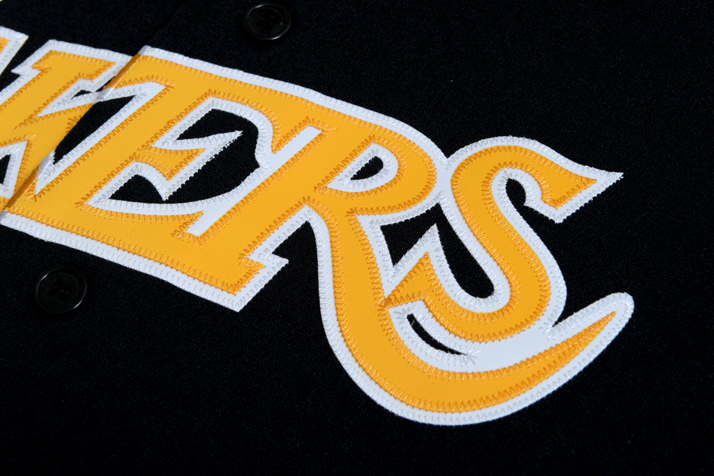 Mitchell & Ness 洛杉磯湖人隊 On The Clock 開襟式 棒球衣