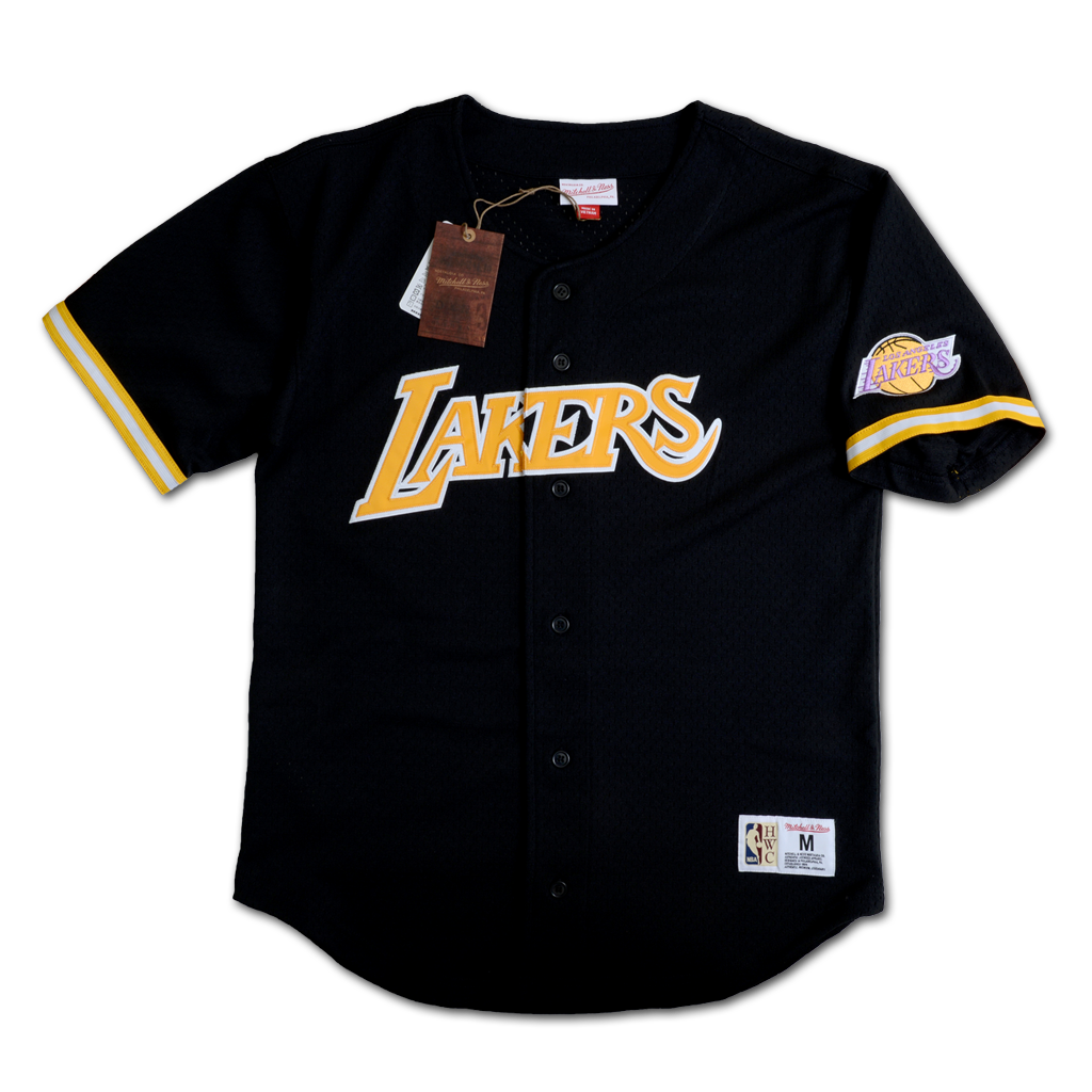 Mitchell & Ness 洛杉磯湖人隊 On The Clock 開襟式 棒球衣