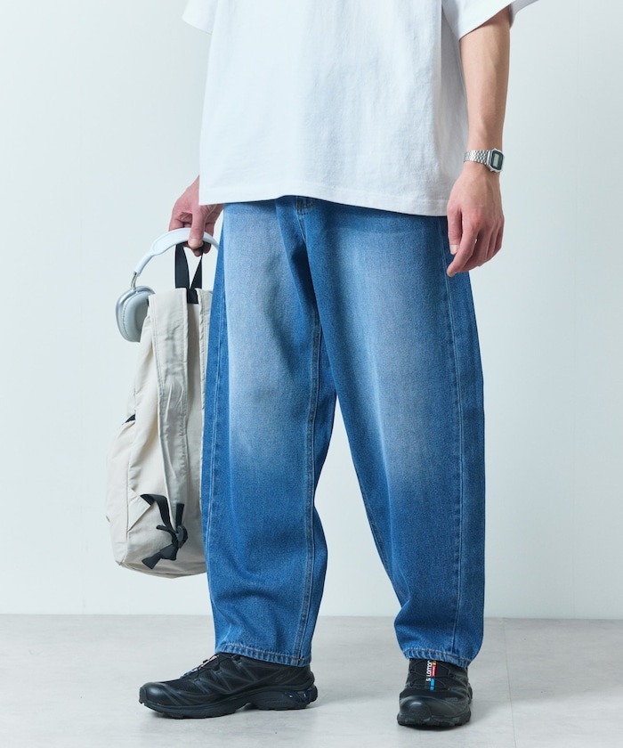 『代購商品』2025SS FREAK'S STORE Wide silhouette barrel leg denim 寬版 錐形 牛仔褲 1243248900568