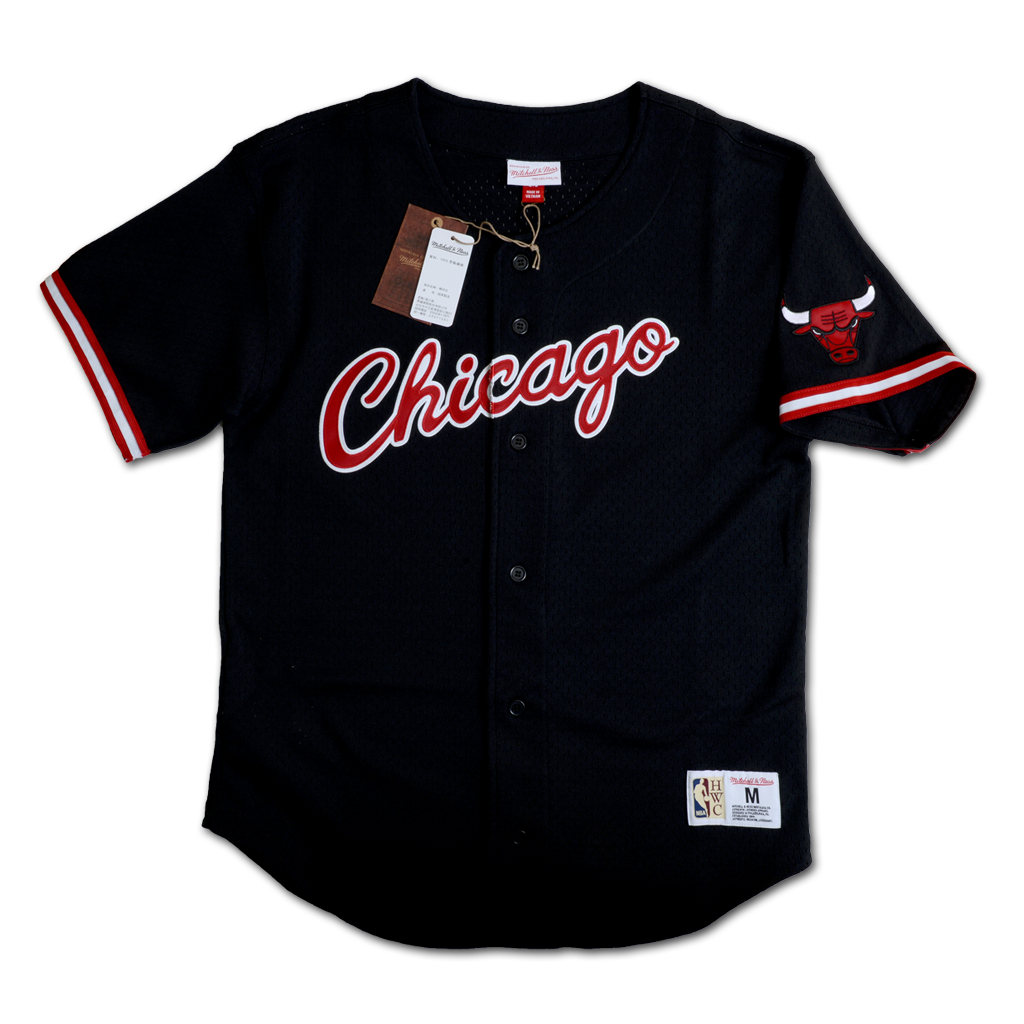 Mitchell & Ness 芝加哥公牛隊 On The Clock 開襟式 棒球衣