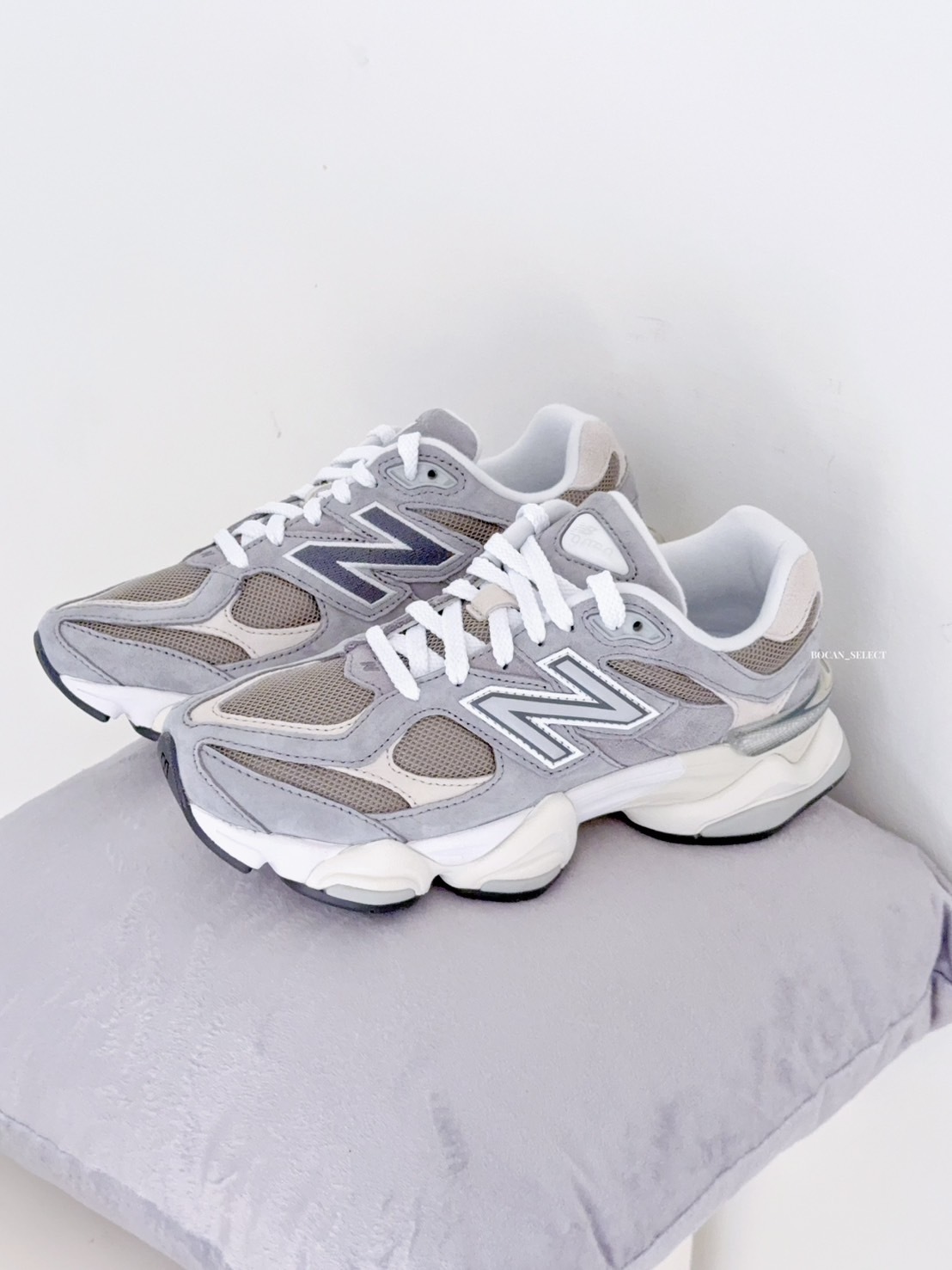 NEW BALANCE 9060 灰褐色 岩石麂皮 U9060LBA