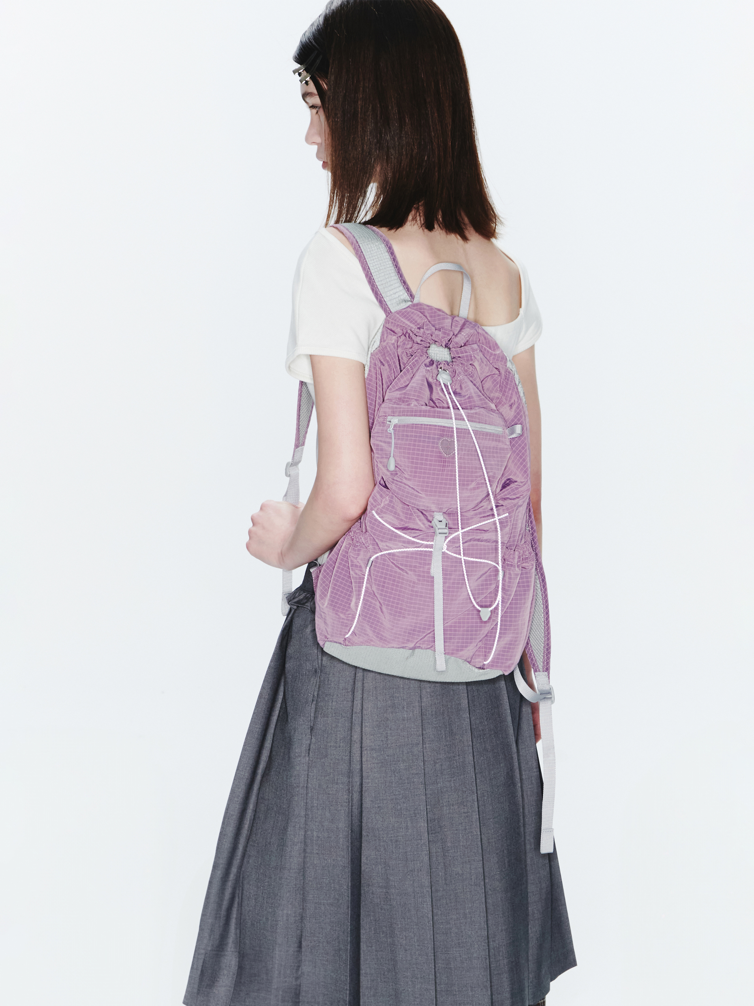 fennec - AIRY POCKET BACKPACK (PURPLE)
