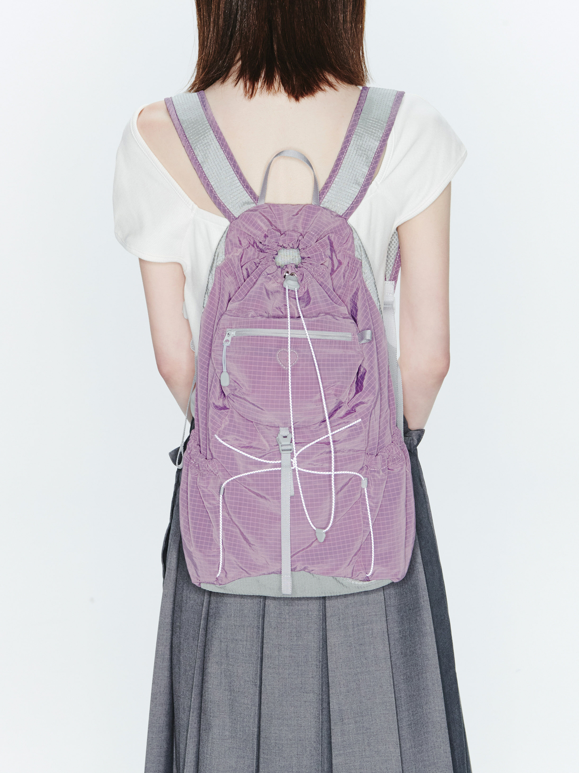 fennec - AIRY POCKET BACKPACK (PURPLE)