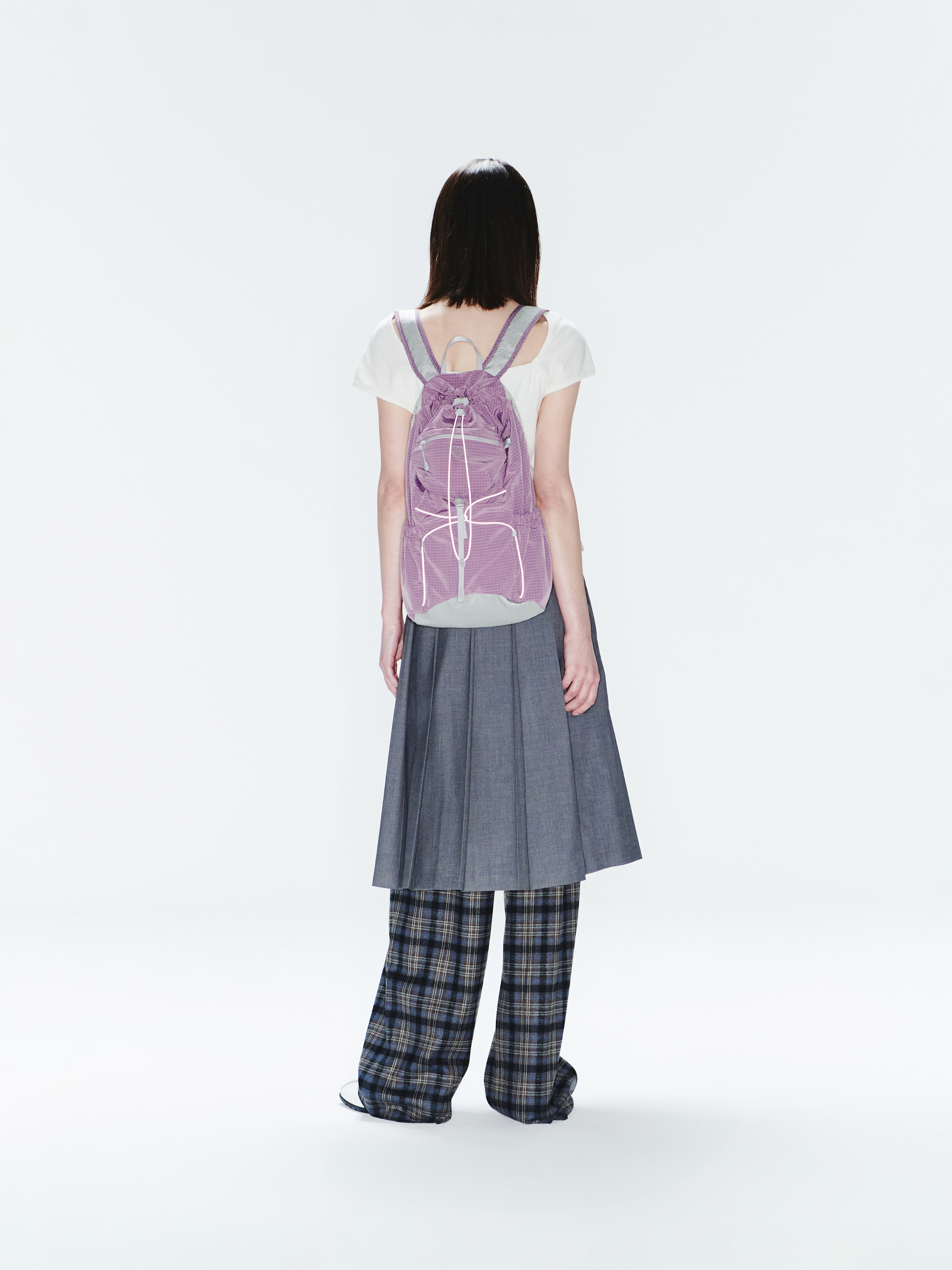 fennec - AIRY POCKET BACKPACK (PURPLE)