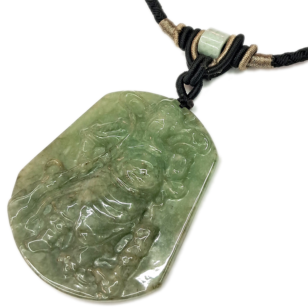 關聖帝君玉佩&中國結項鍊【十方】139710