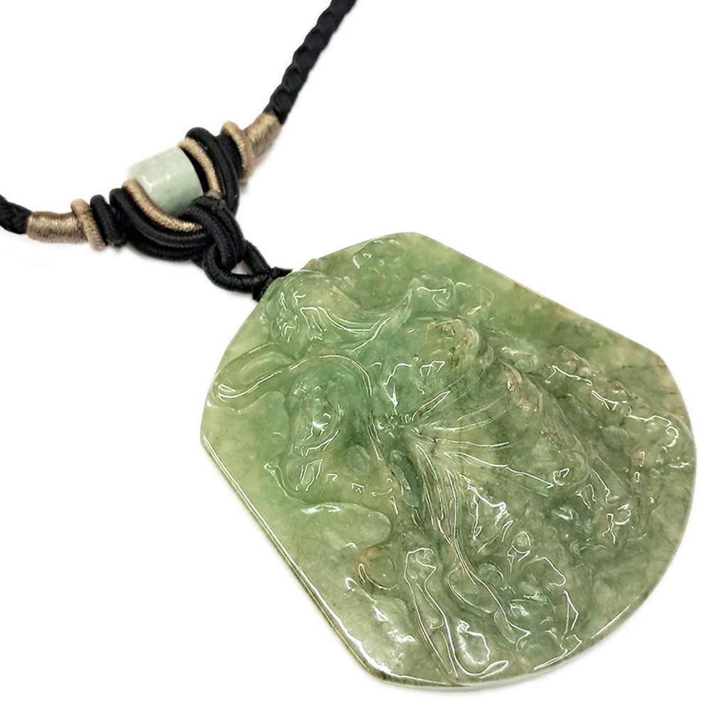 關聖帝君玉佩&中國結項鍊【十方】139710