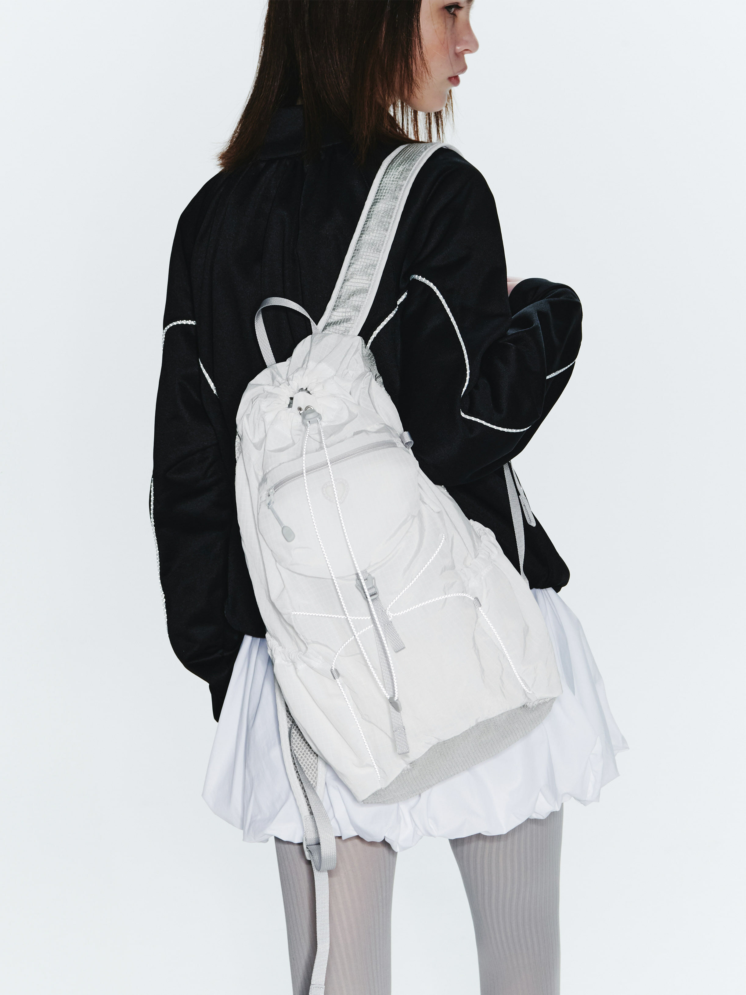fennec - AIRY POCKET BACKPACK (WHITE)