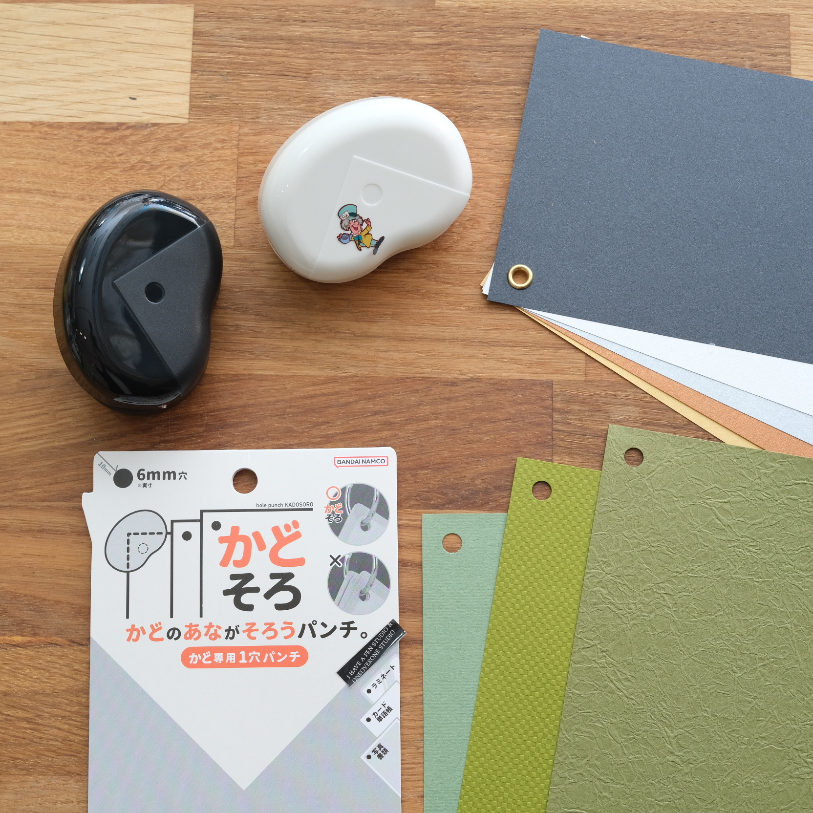 直角 單孔打孔機 黑 / 白｜SUN-STAR 日本