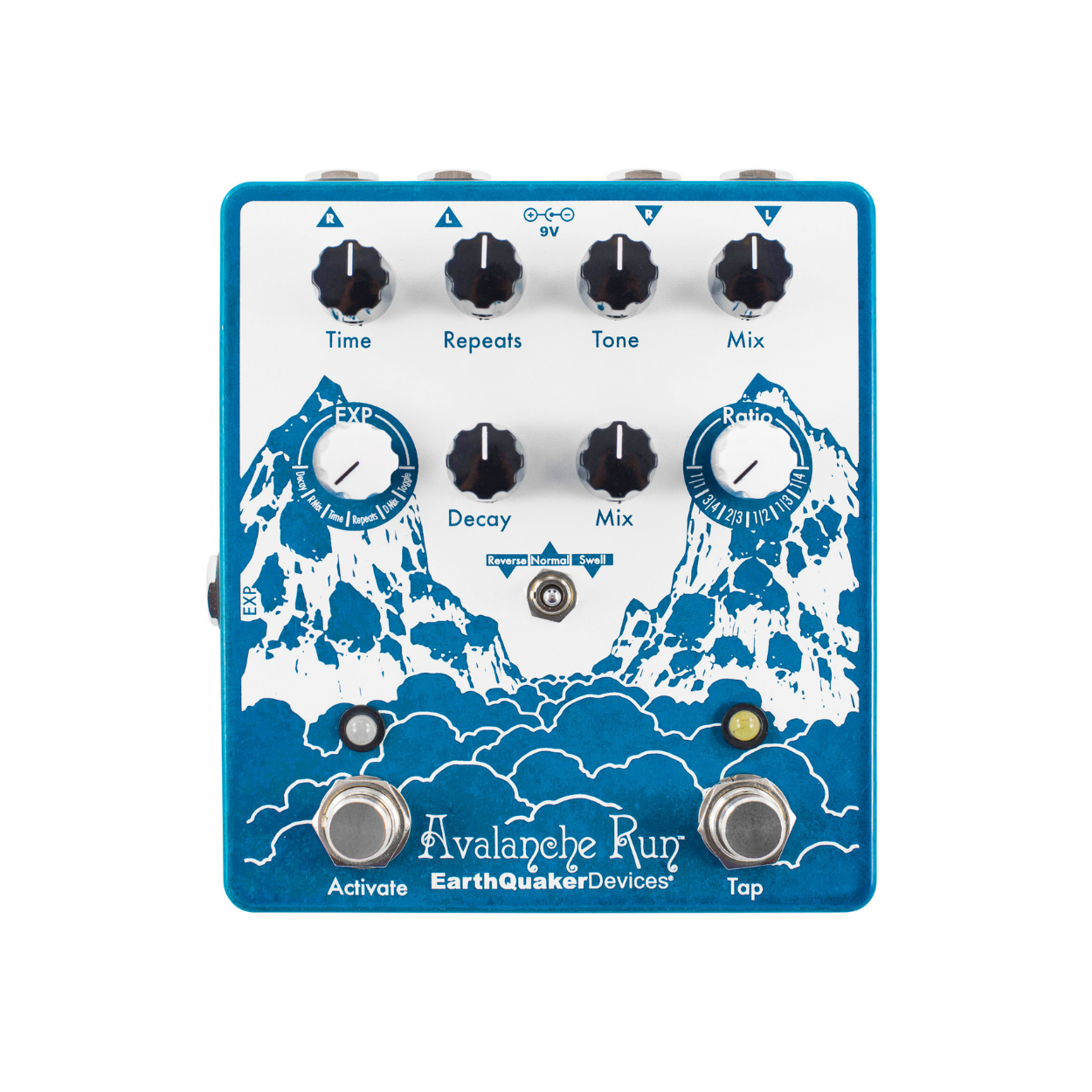 EarthQuaker Devices Avalanche Run V2 Delay and Reverb P