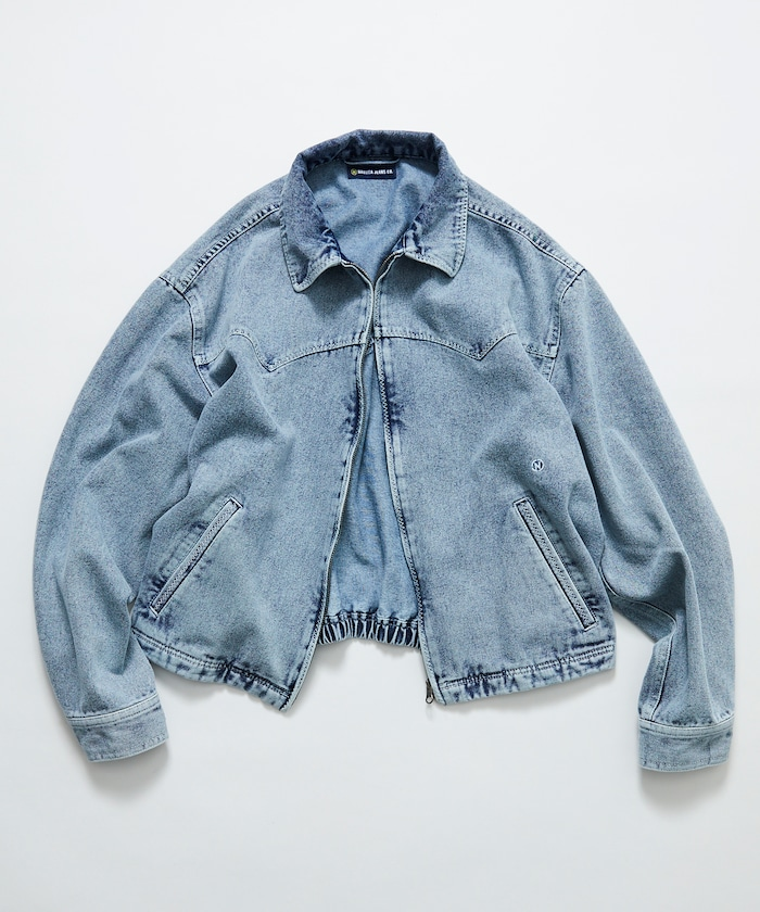 NAUTICA JEANS CO. Faded Gizastitch T/C Short Jacket