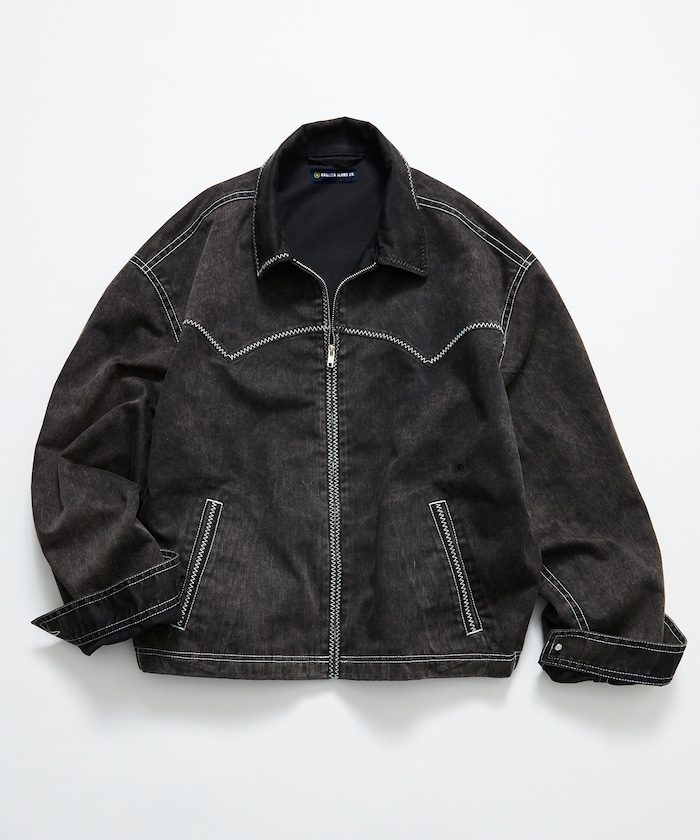 NAUTICA JEANS CO. Faded Gizastitch T/C Short Jacket