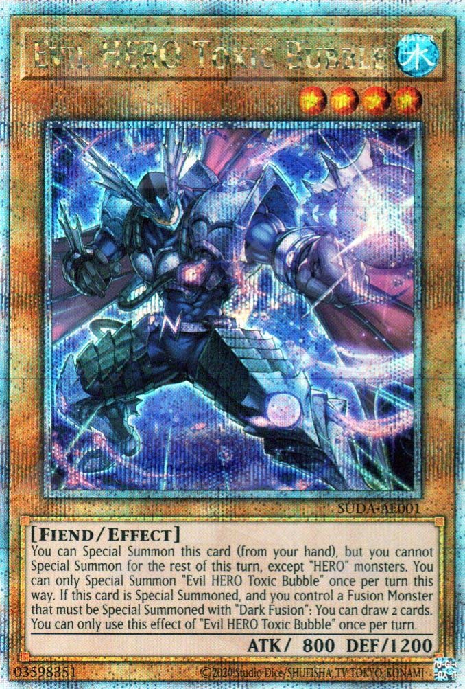 Suda-AE001 Evil HERO Toxic Bubble