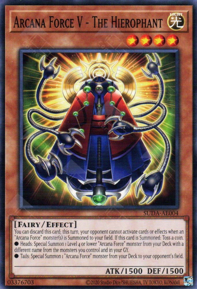 Suda-AE004 Arcana Force V - The Hierophant (N)