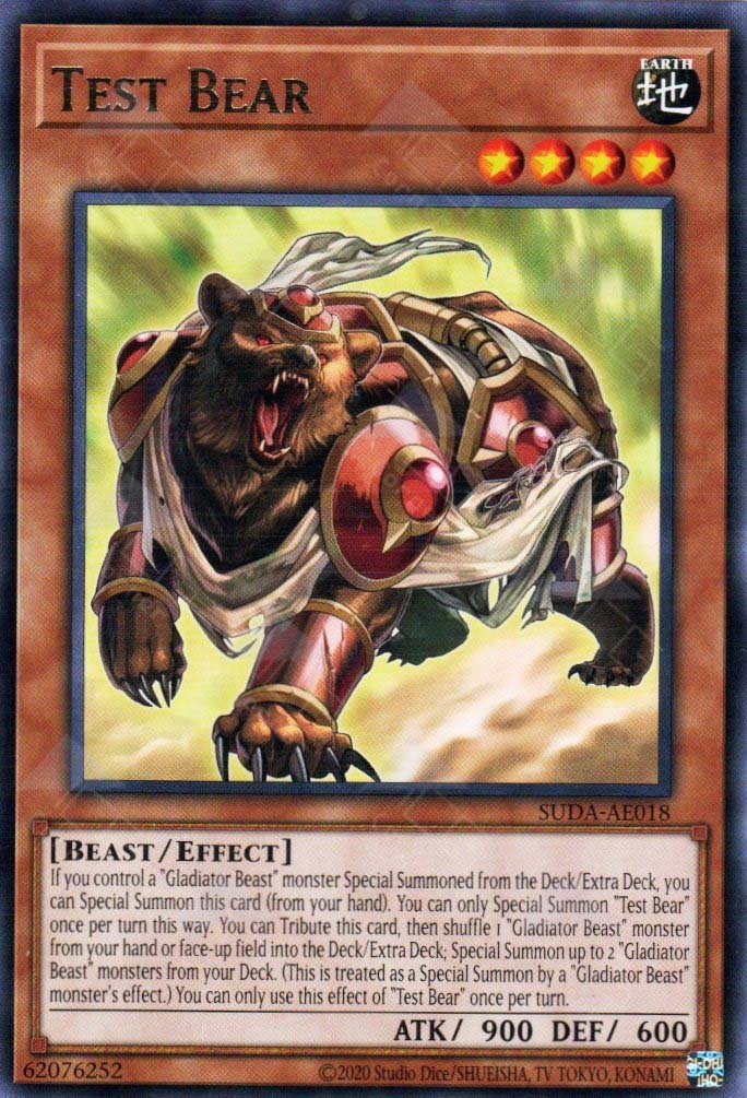 Suda-AE018 Test Bear (R)
