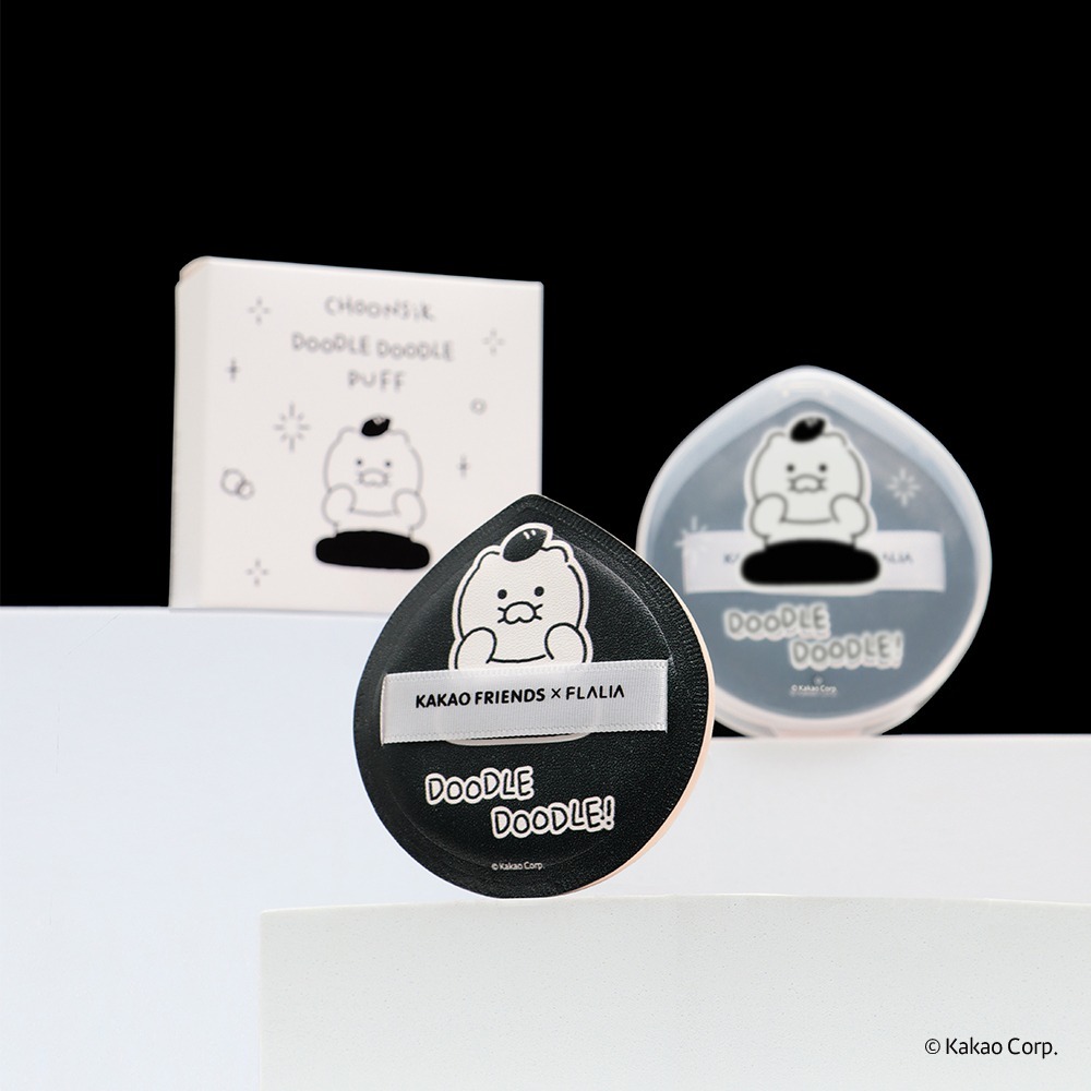 Kakao Friends x Flalia Doodle Doodle Edition CHOONSIK Cushion Puff