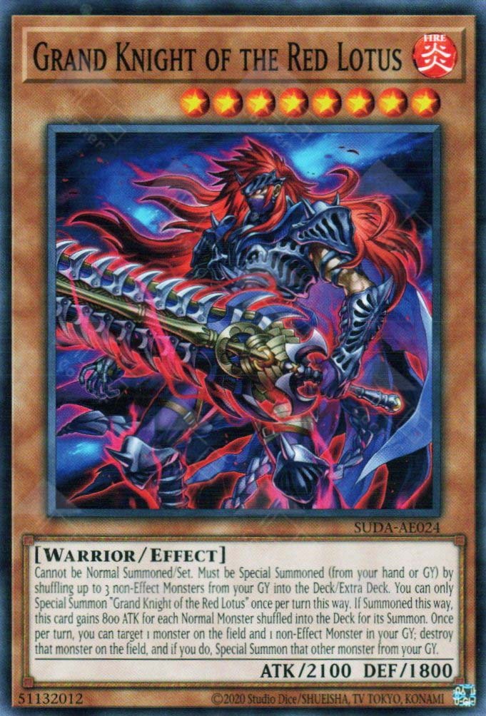 Suda-AE024 Grand Knight of the Red Lotus (N)