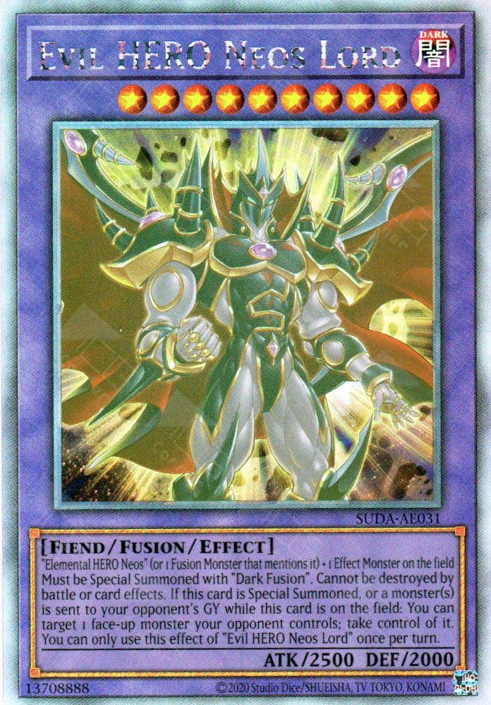 Suda-AE031 Evil HERO Neos Lord