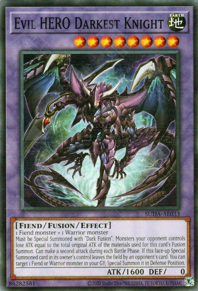 Suda-AE033 Evil HERO Darkest Knight (N)
