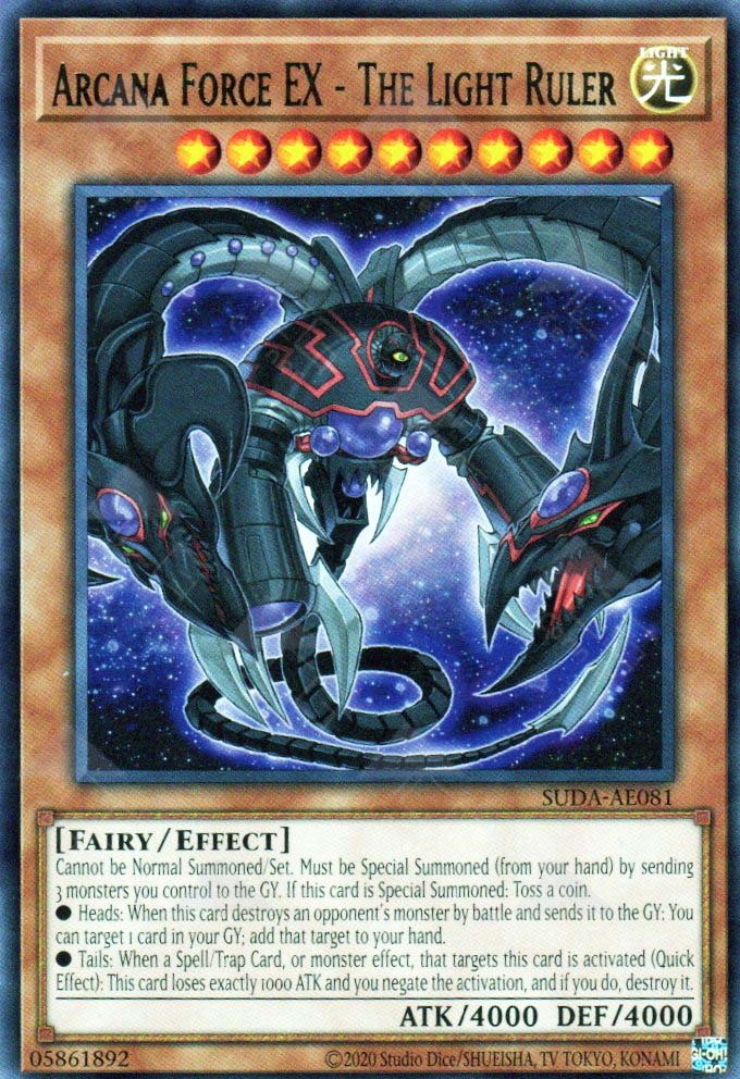 Suda-AE081 Arcana Force EX - The Light Ruler (R)