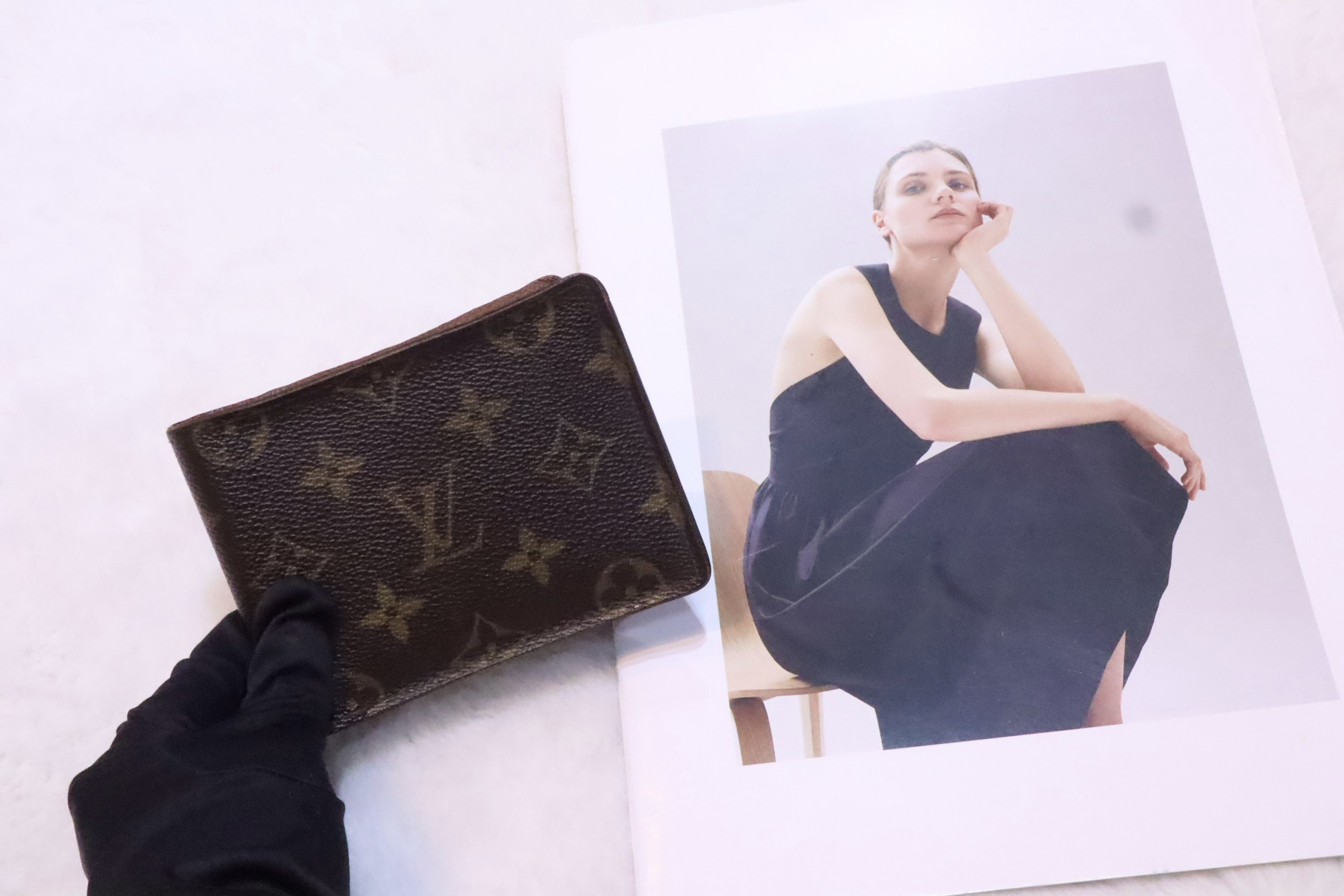 Lv 啡老花wallet🤎