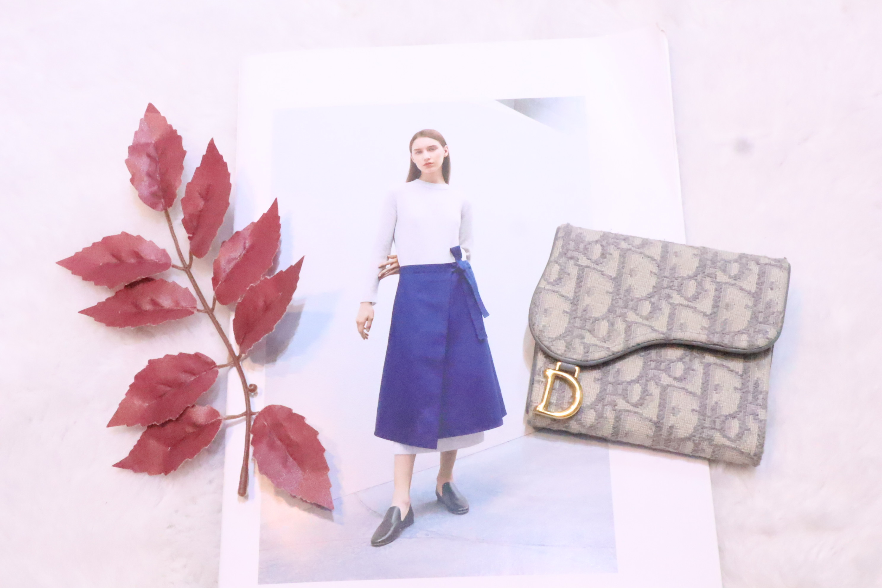 Dior灰老花wallet🩶