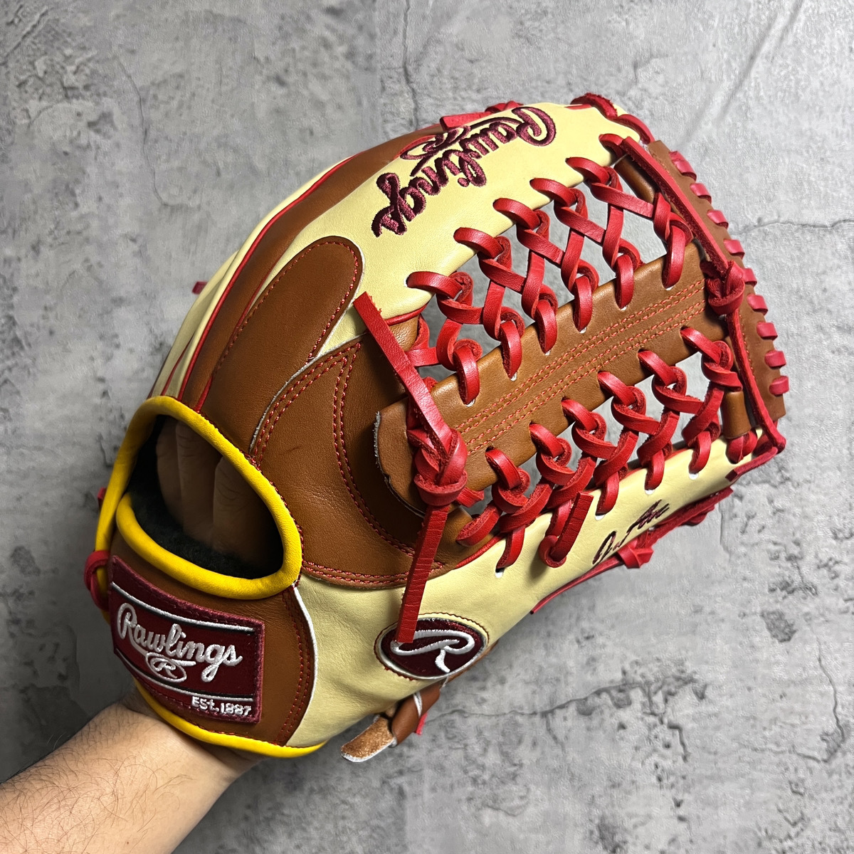 【照片分享】Rawlings PRO PREFERRED PP系列 外野訂製手套