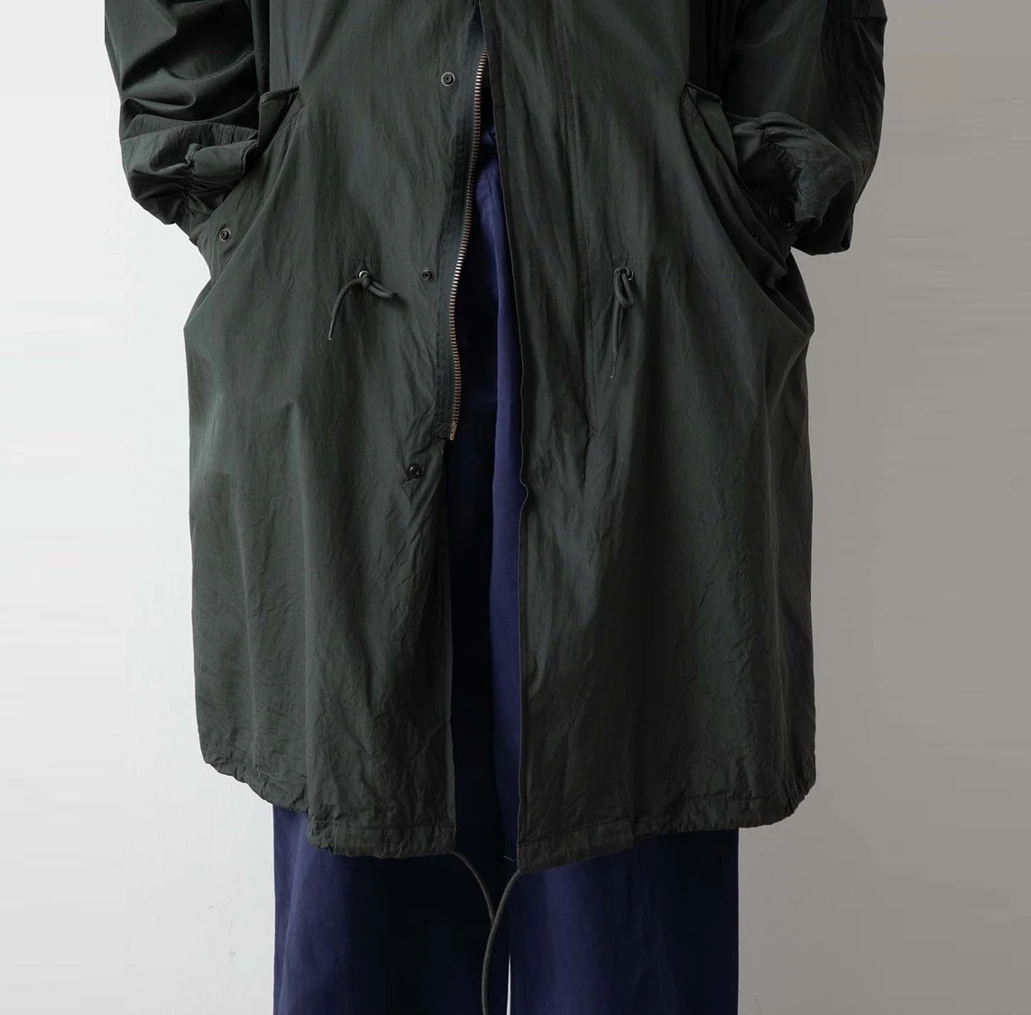 A.PRESSE Silk Taffeta M-65Fishtail Parka ジャケット・アウター A