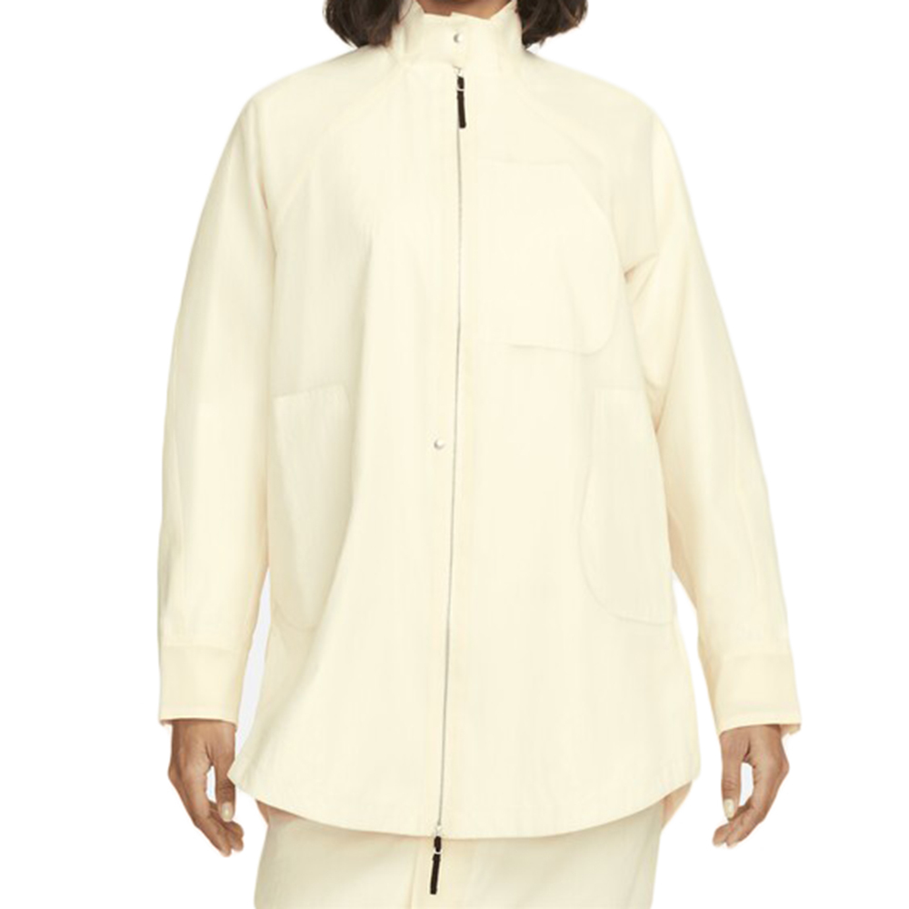 W Nike ESC Woven Shirt Jacket 外套 米黃 DR5399-113