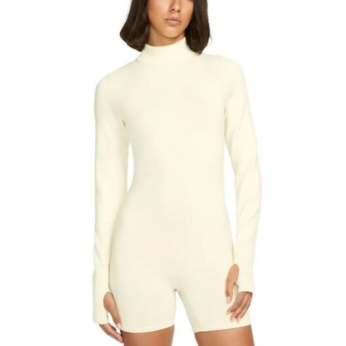 W Nike ESC Wool Bodysuit 連身衣 米色 DR5403-113