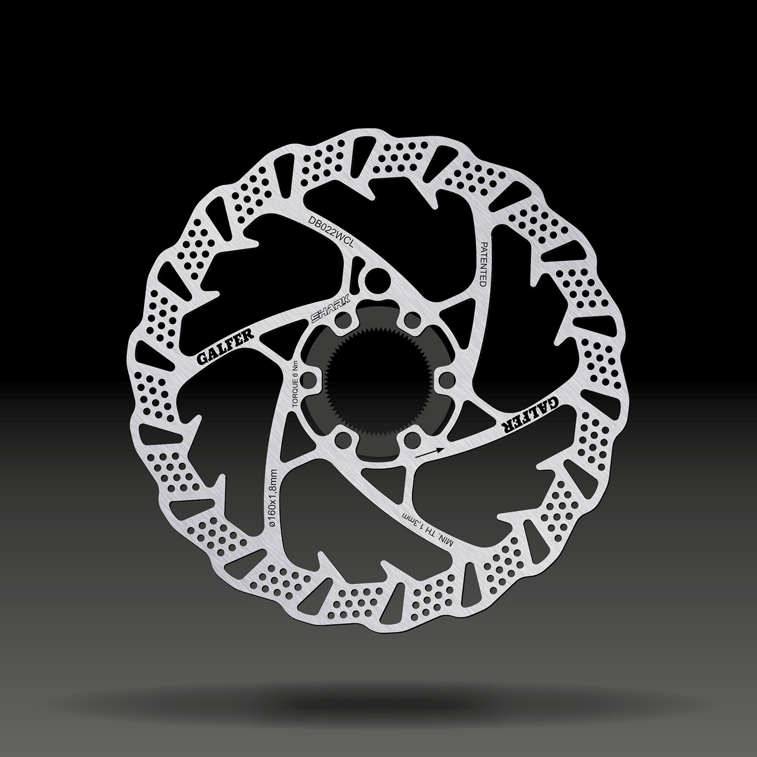 Galfer SHARK Disc Brake Rotor