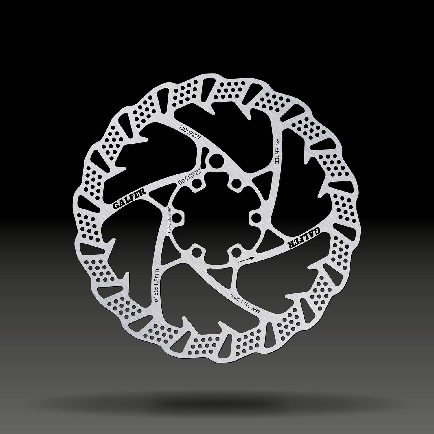 Galfer SHARK Disc Brake Rotor