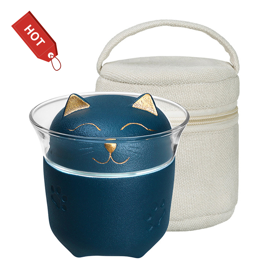 幸福貓杯蓋旅行組(180ml)