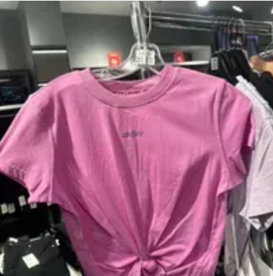 [S] DKNY SMALL BLING LOGO TOP,FUCHSIA SKY, P5T9994-JRJ (SD1222)