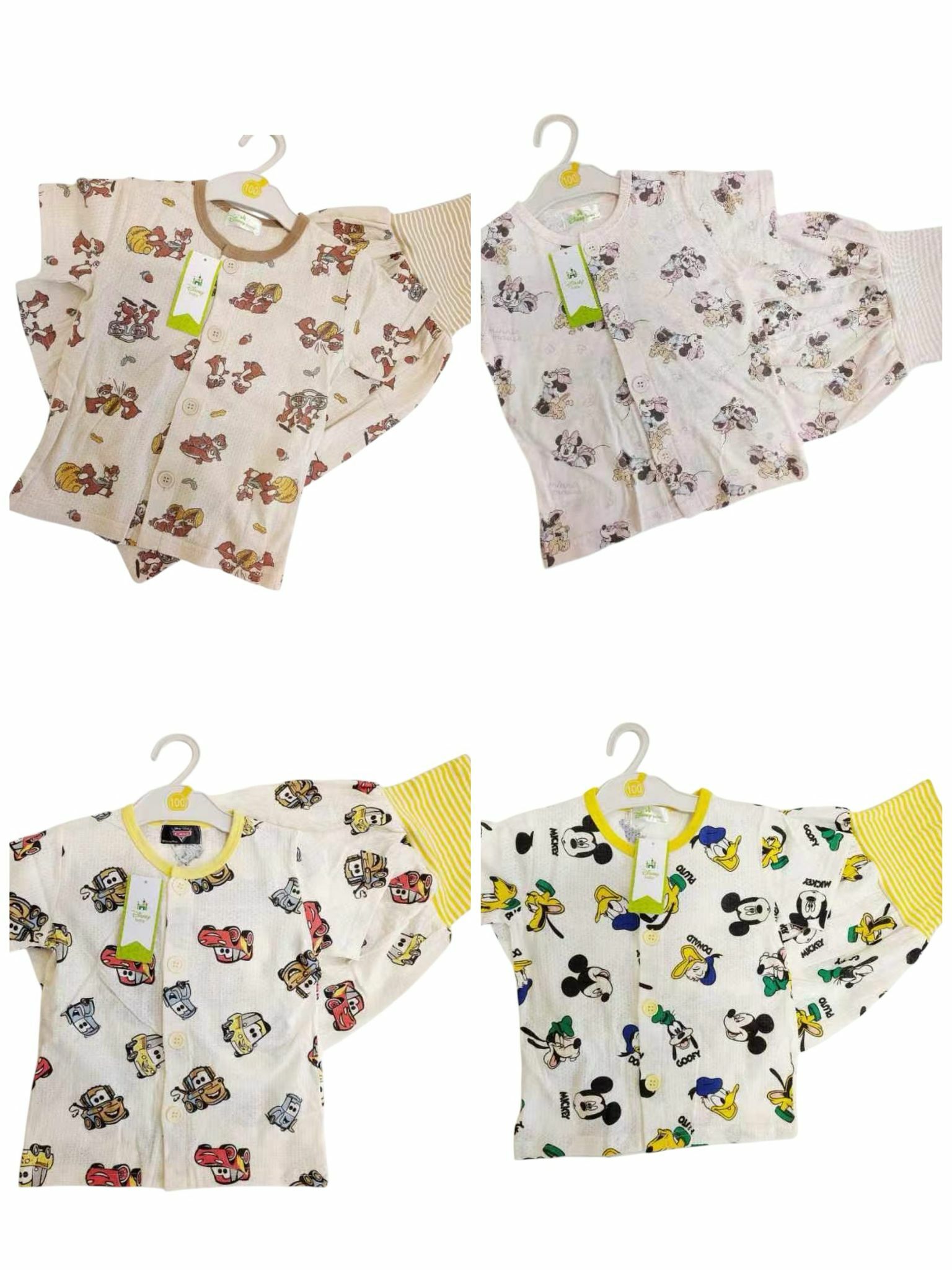 2025年 新款 Disney 純棉短袖包腹睡衣 100-120cm