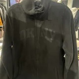[S] DKNY SPORTS WOMEN'S TECH FLEECE LOGO JACKET,BLACK, DPQJ9479-BLK (SD1225)