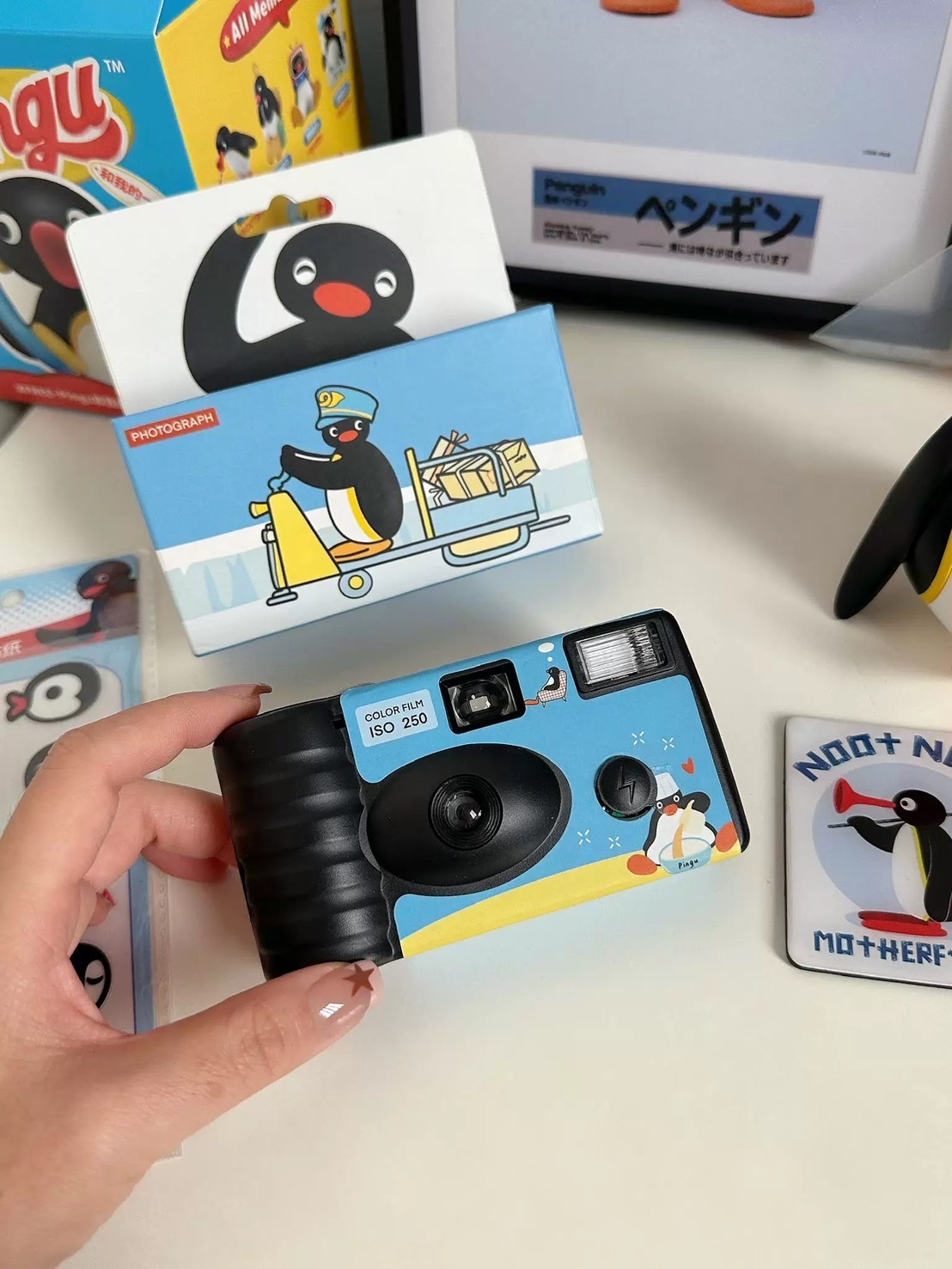 企鵝家族 PINGU企鵝 一次性膠片相機