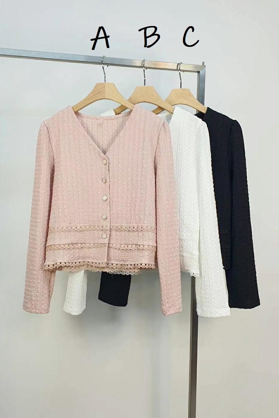 JK#14544🤎維也納蕾絲外套