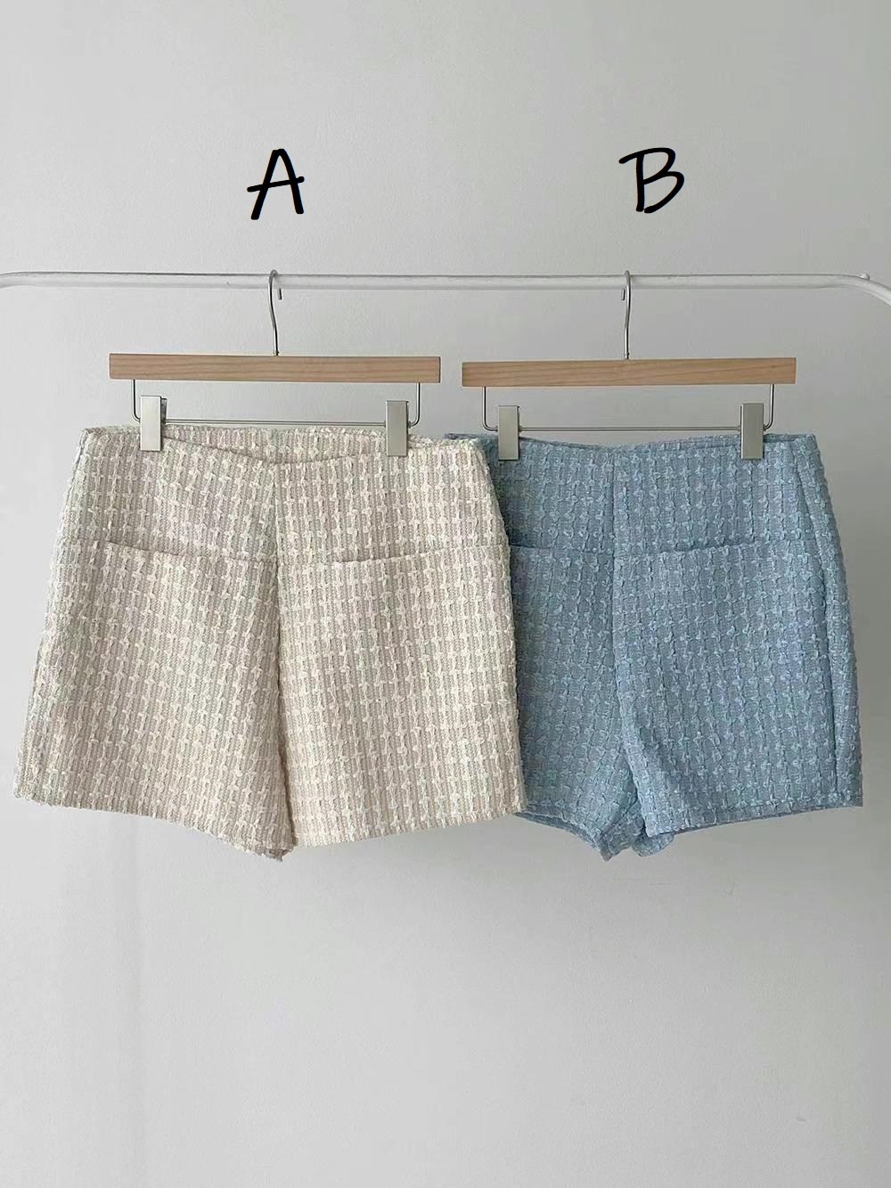 PANTS#14545🤎星星刺繡短褲