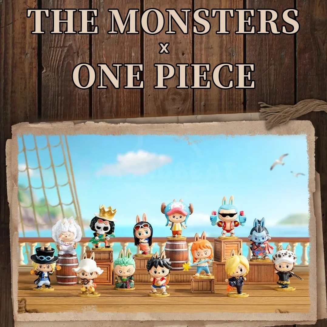 POPMART POP MART 泡泡瑪特 Labubu 拉布布 THE MONSTERS × 海賊王 航海王 聯名公仔 手辦 盲盒