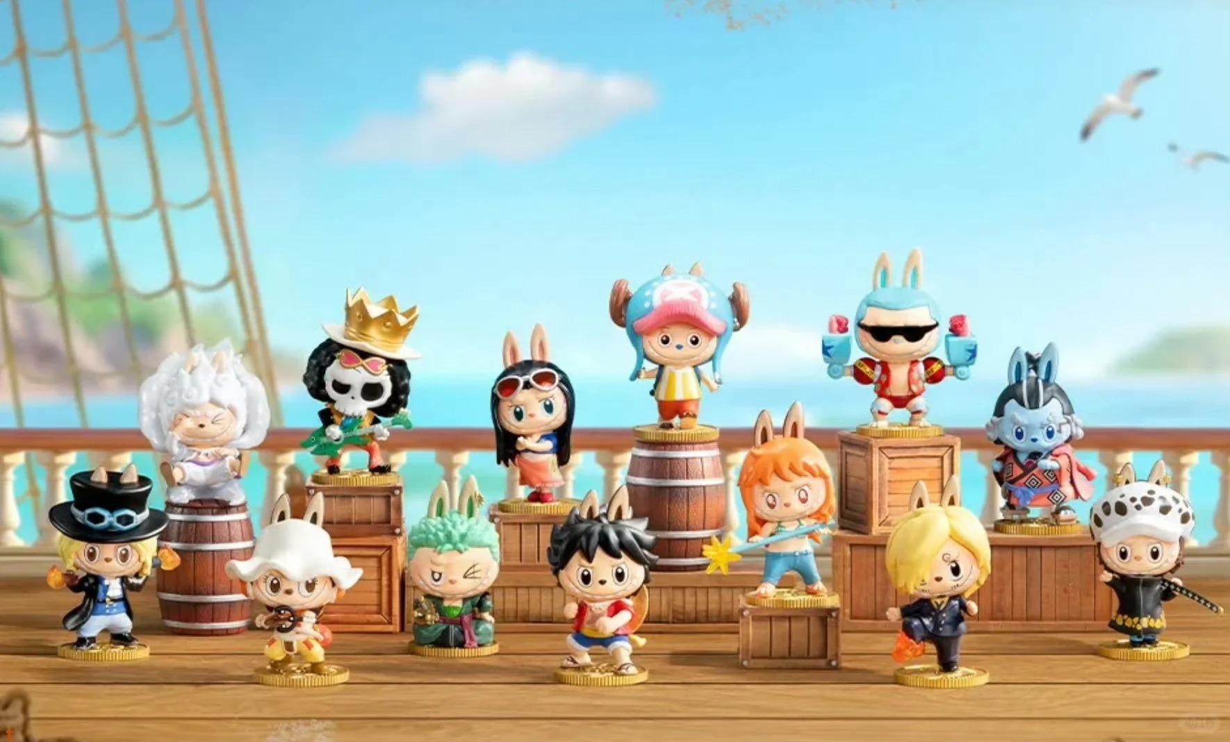 POPMART POP MART 泡泡瑪特 Labubu 拉布布 THE MONSTERS × 海賊王 航海王 聯名公仔 手辦 盲盒