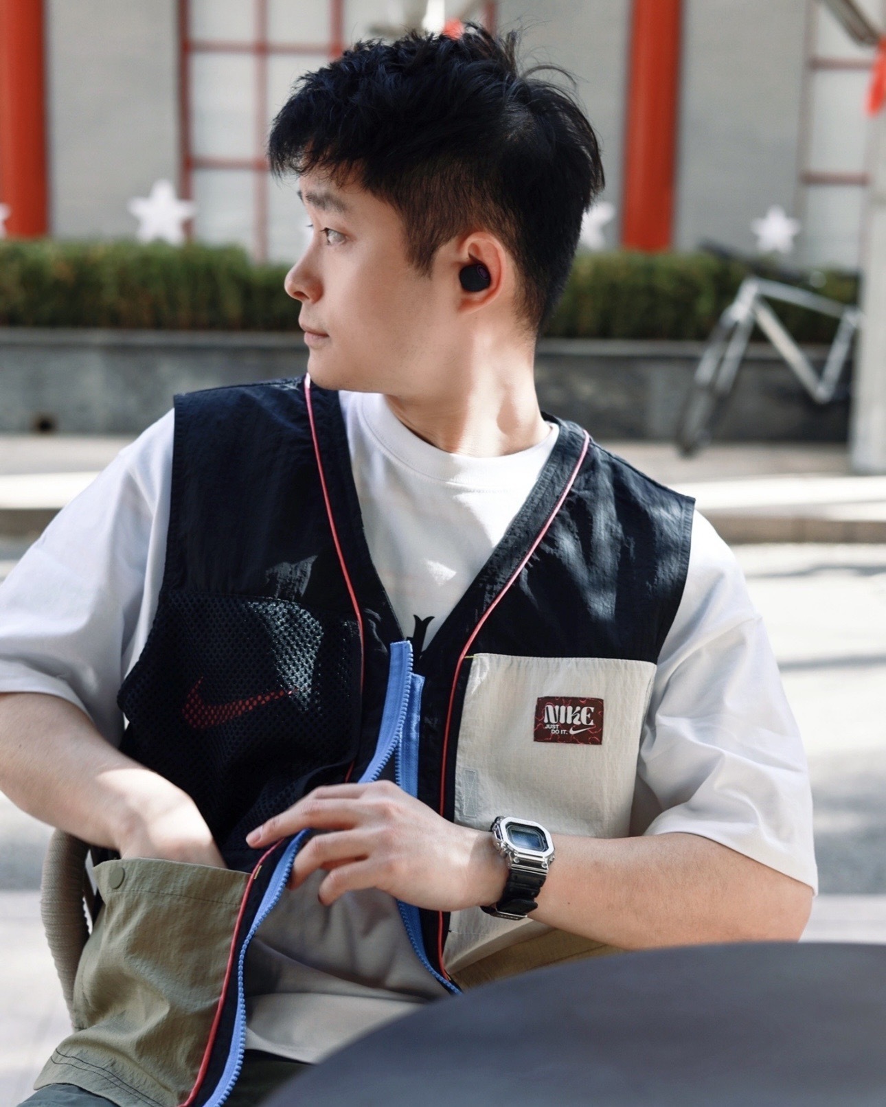 #現貨 NIKE 運動馬甲背心 FJ7683-010 拼接配色