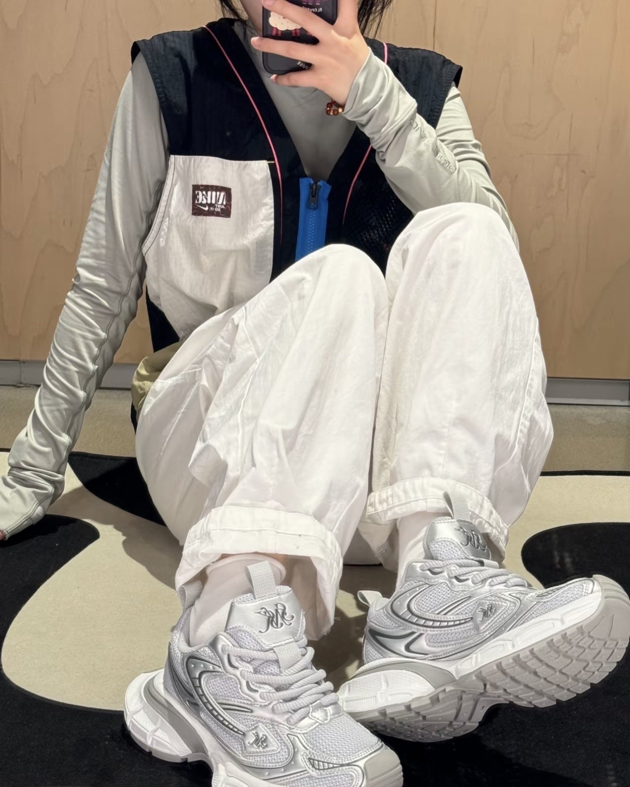 #現貨 NIKE 運動馬甲背心 FJ7683-010 拼接配色