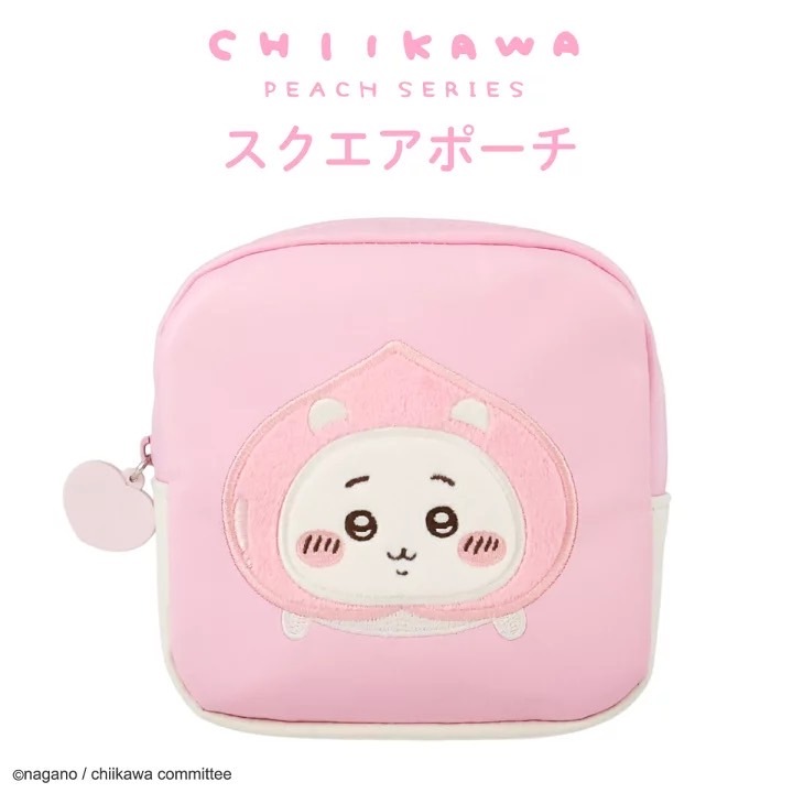 iSNEAKERS｜日本 Chiikawa 吉伊卡哇 粧美堂新品 正方形化妝包 收納包 三款