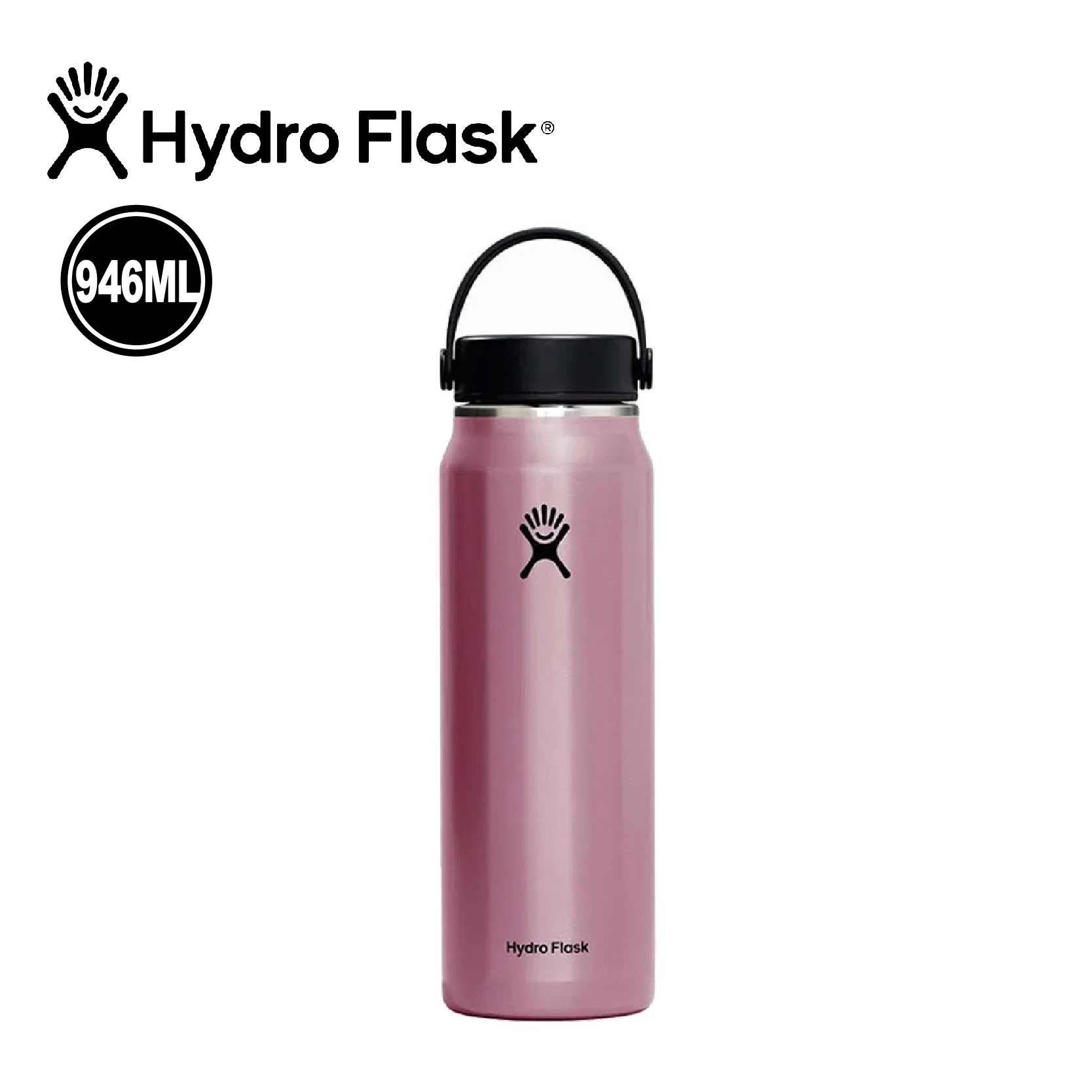 Hydro Flask 美國 32oz/946ml 寬口輕量真空保溫瓶 (寶石紅) 52HFLW32LWB092